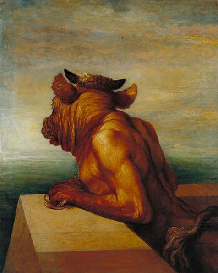 george frederic watts,o.m.,r.a. The Minotaur oil painting picture
